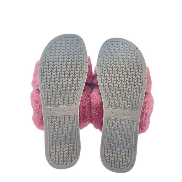 Koolaburra by UGG Pink Fuzz'n Slide Sandals Size 10 - Picture 2 of 4